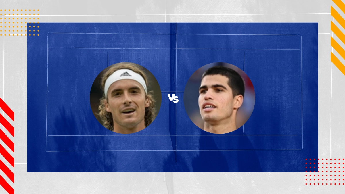 Stefanos Tsitsipas vs Carlos Alcaraz Prediction