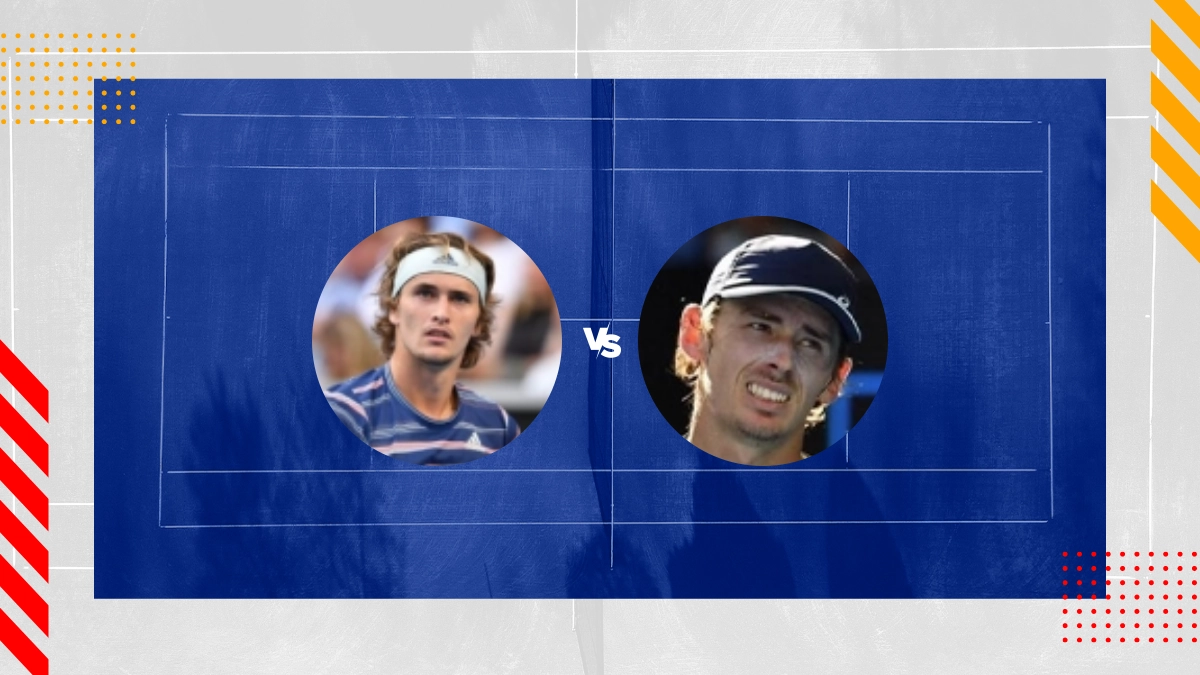 Voorspelling Alexander Zverev vs Alex De Minaur