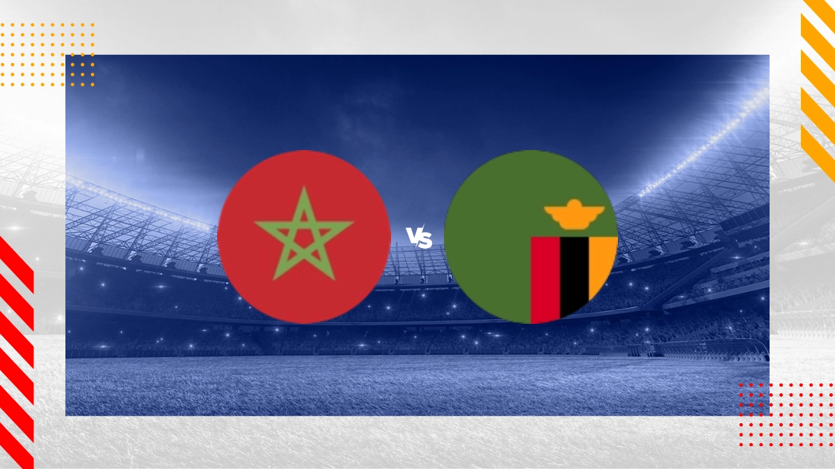 Pronostic Maroc vs Zambie