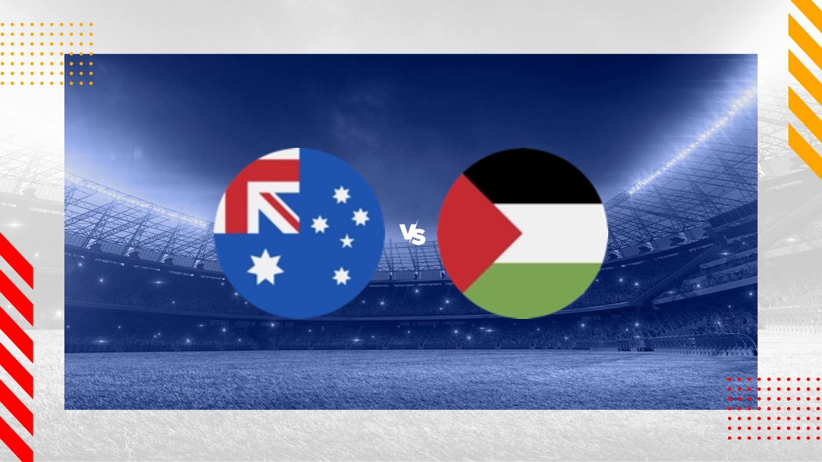 Pronóstico Australia vs Palestina