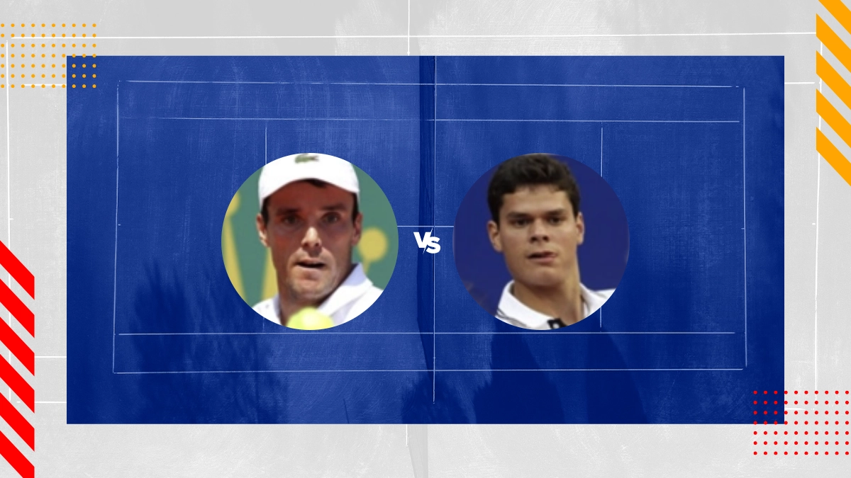 Pronostic Roberto Bautista-Agut vs Milos Raonic