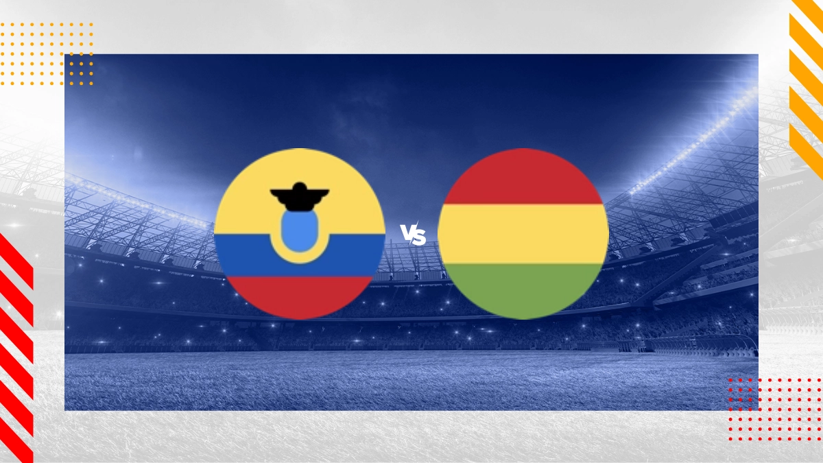 Pronóstico Ecuador vs Bolivia