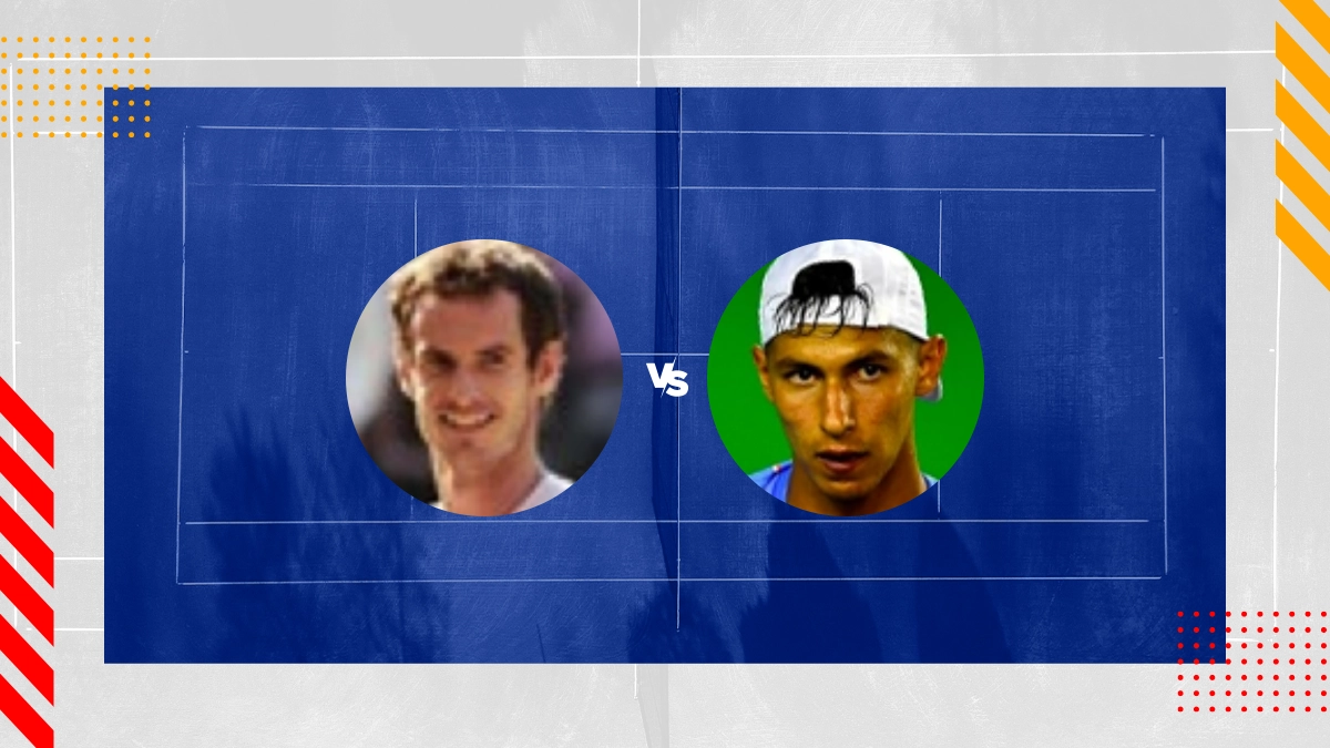 Andy Murray vs Alexei Popyrin Prediction