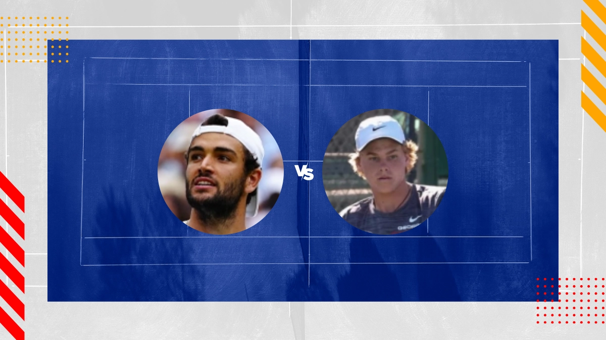 Matteo Berrettini vs Alex Michelsen Prediction