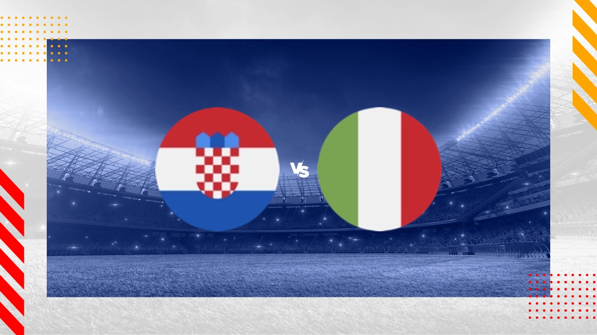 Prognóstico Croácia vs Itália