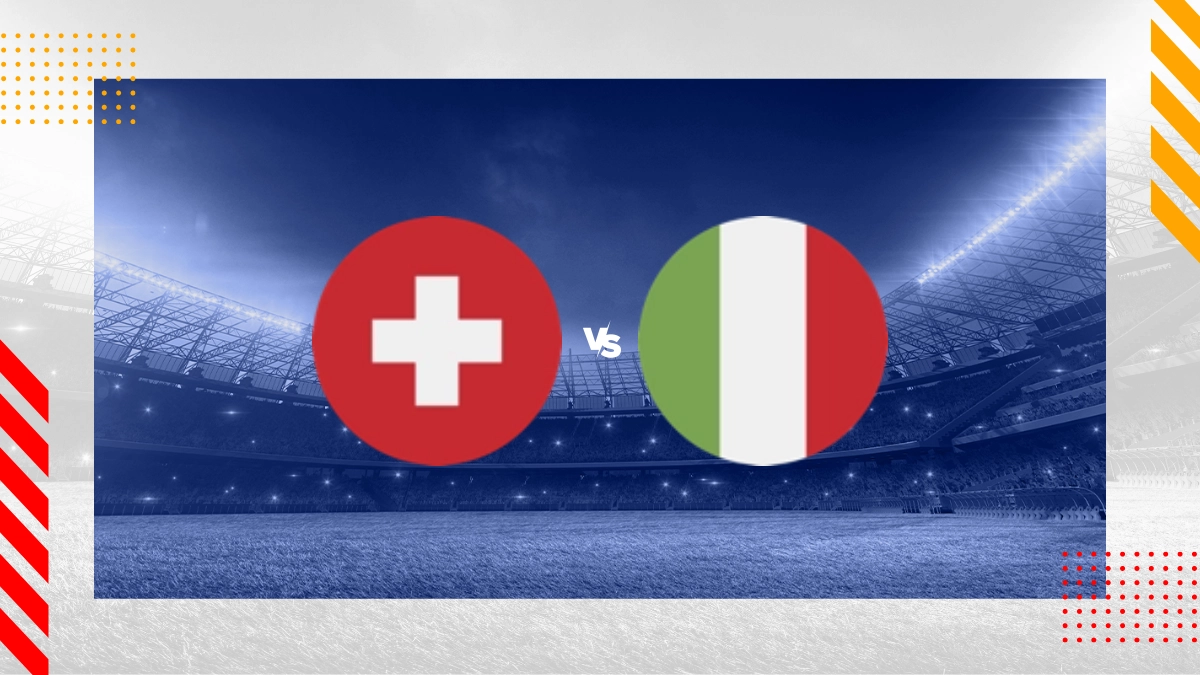 Prognóstico Suíça vs Itália