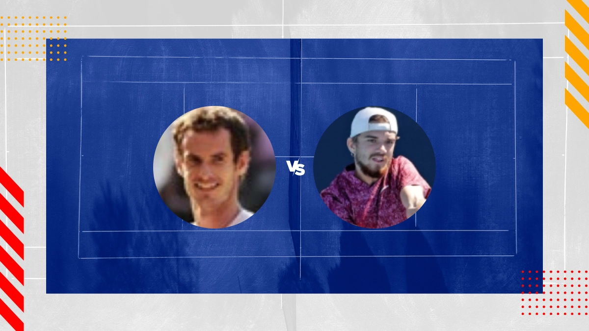 Pronostic Andy Murray vs Tomas Machac