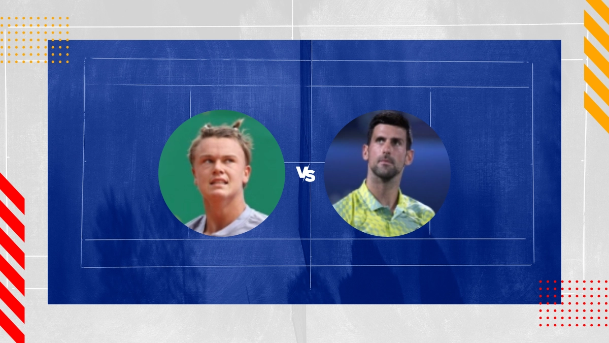 Pronostic Holger Rune vs Novak Djokovic