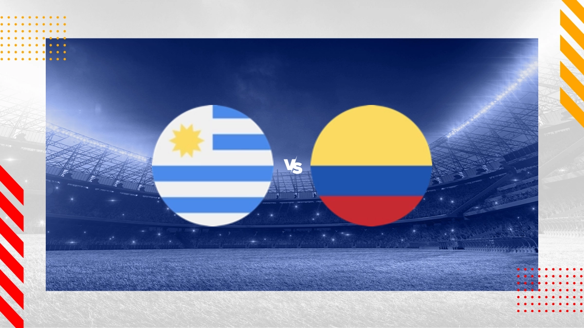 Prognóstico Uruguai vs Colômbia