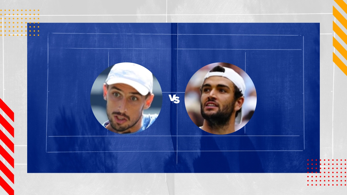 Pedro Cachin vs Matteo Berrettini Prediction