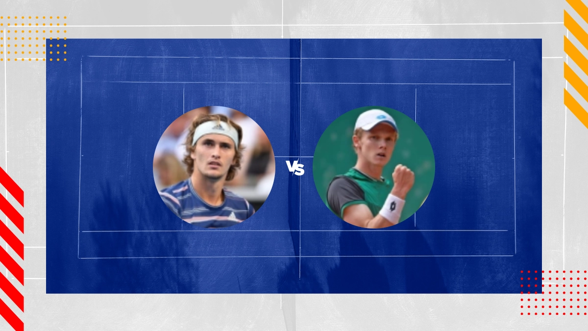 Pronostic Alexander Zverev vs Jesper De Jong