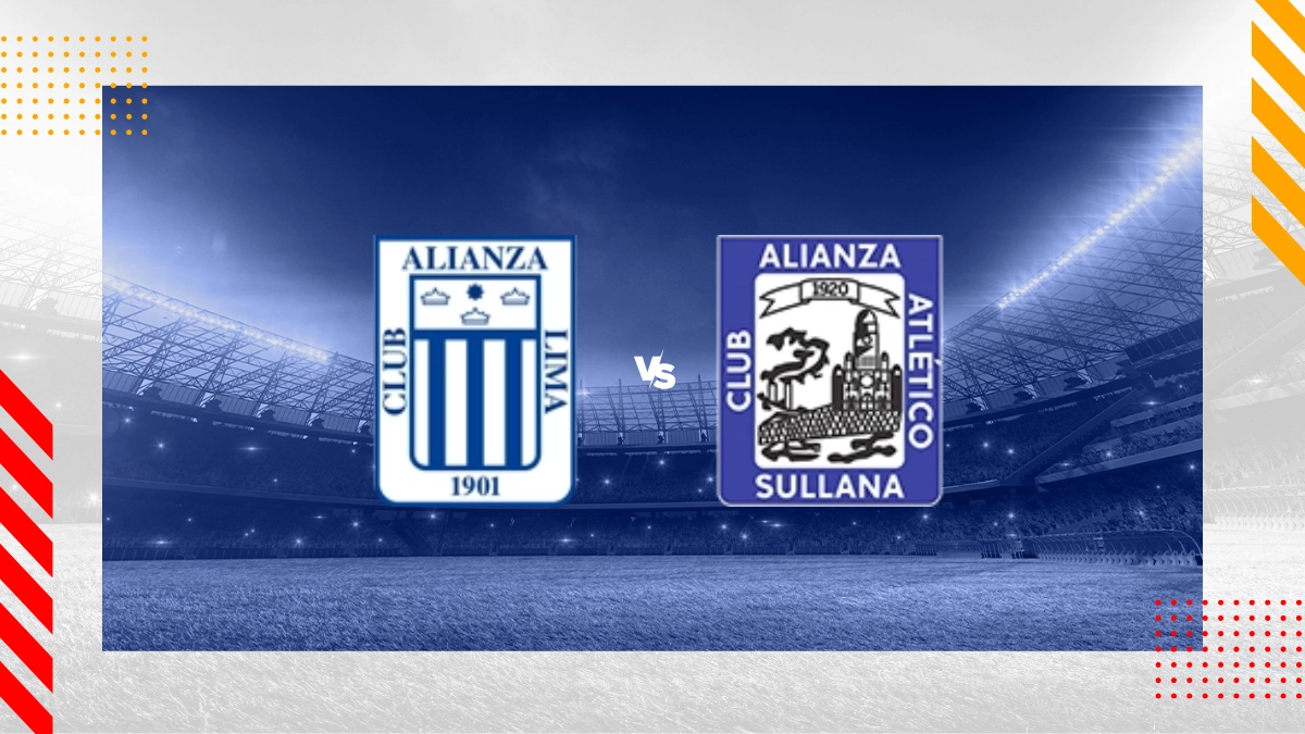 Pronóstico Alianza Lima vs Alianza Atlético