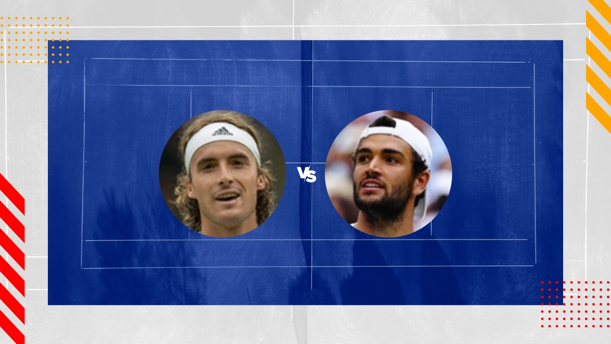 Pronostic Stefanos Tsitsipas vs Matteo Berrettini