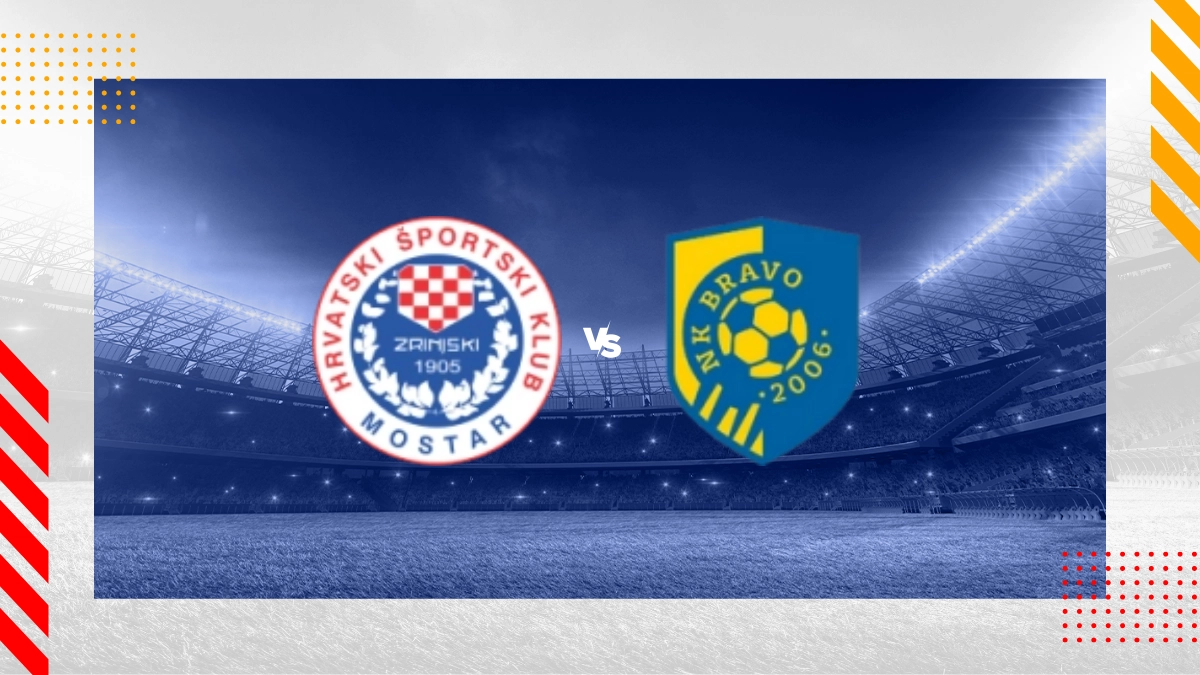 Pronóstico Hsk Zrinjski Mostar vs Bravo Ljubljana