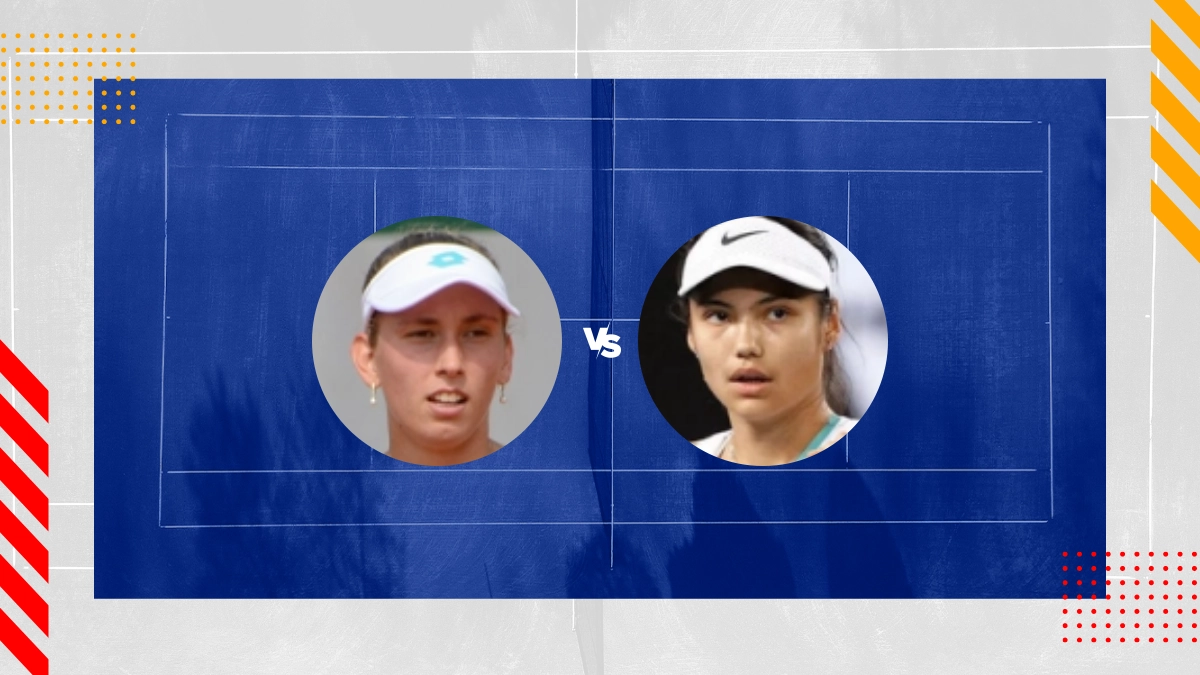 Elise Mertens vs Emma Raducanu Prediction