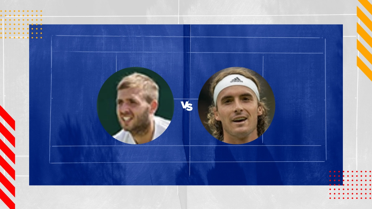 Pronostic Daniel Evans vs Stefanos Tsitsipas