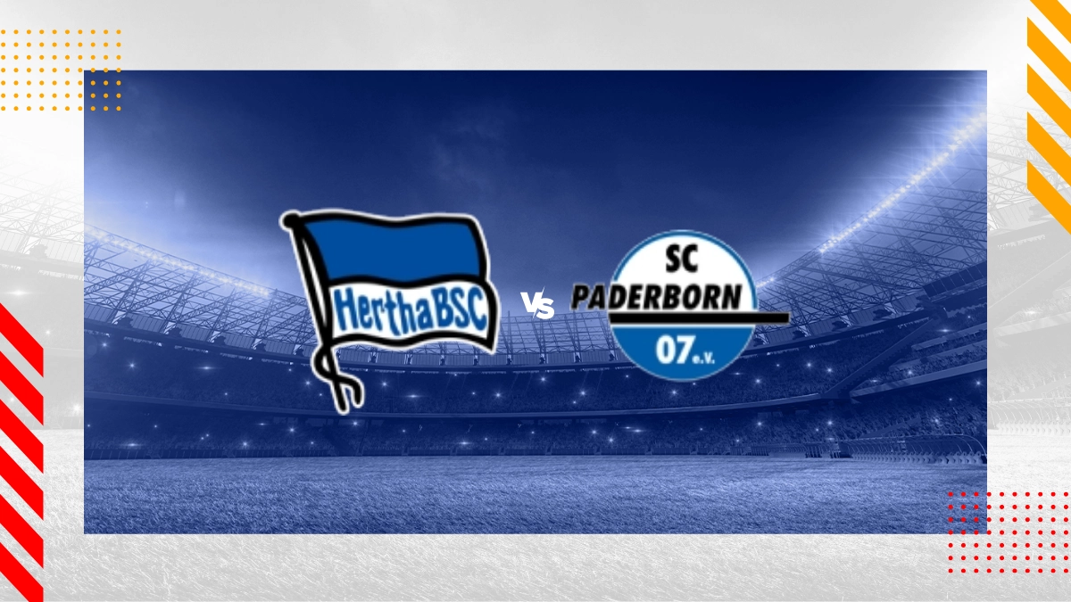 Pronostic Hertha Berlin vs SC Paderborn 07