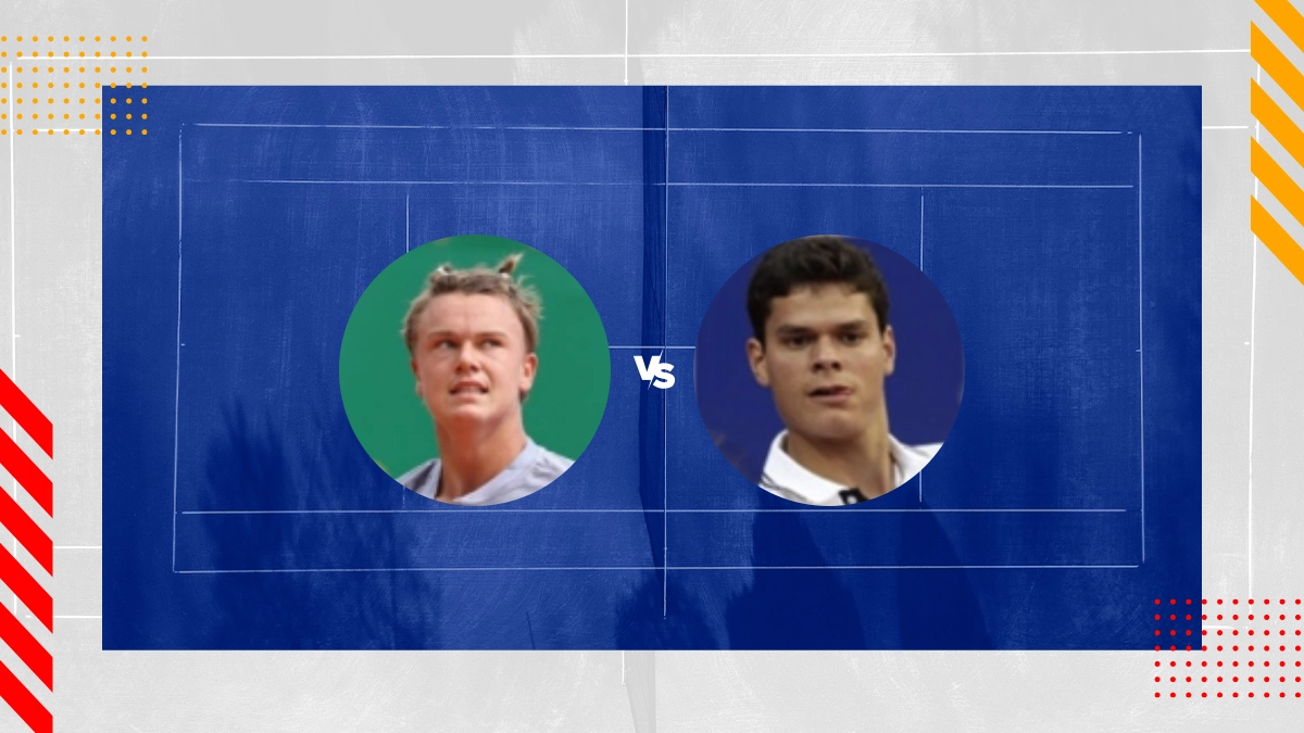 Prognóstico Holger Rune vs Milos Raonic