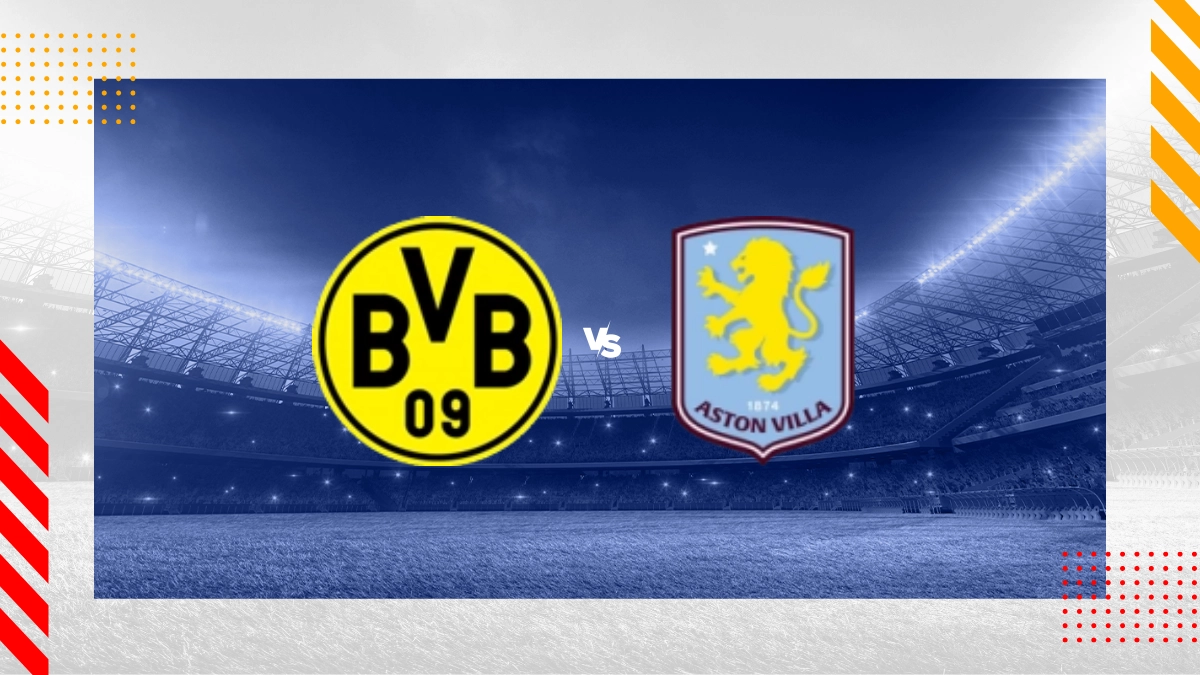 Borussia Dortmund vs Aston Villa Prediction