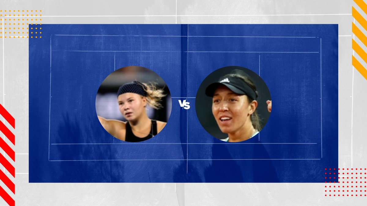 Diana Shnaider vs Jessica Pegula Prediction