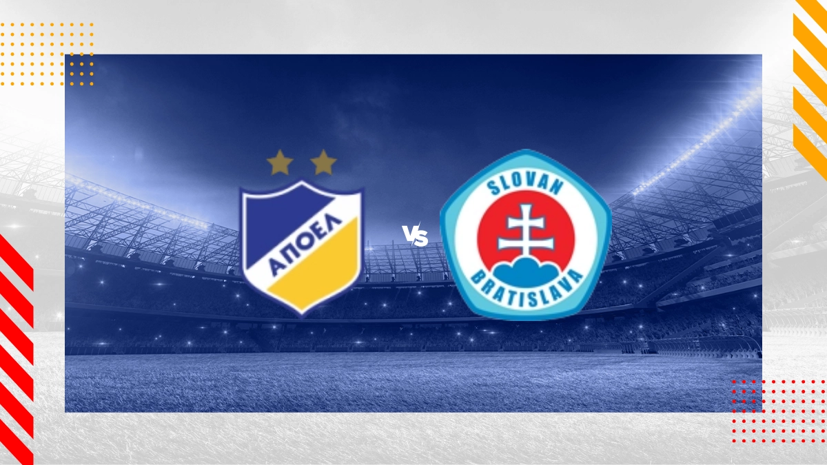 Pronostic Apoel Nicosie vs Slovan Bratislava