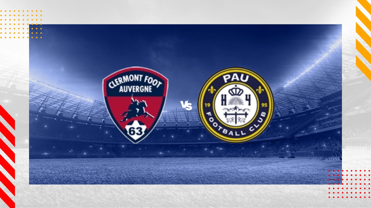 Pronostic Clermont vs Pau FC