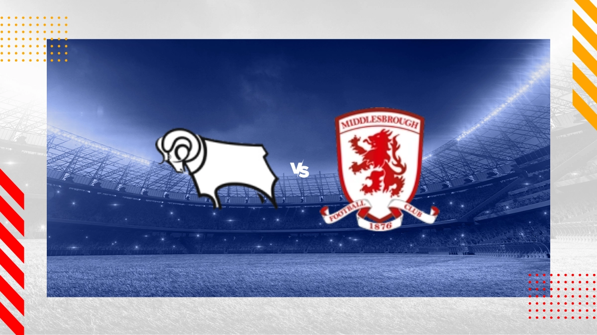 Derby County vs Middlesbrough Prediction