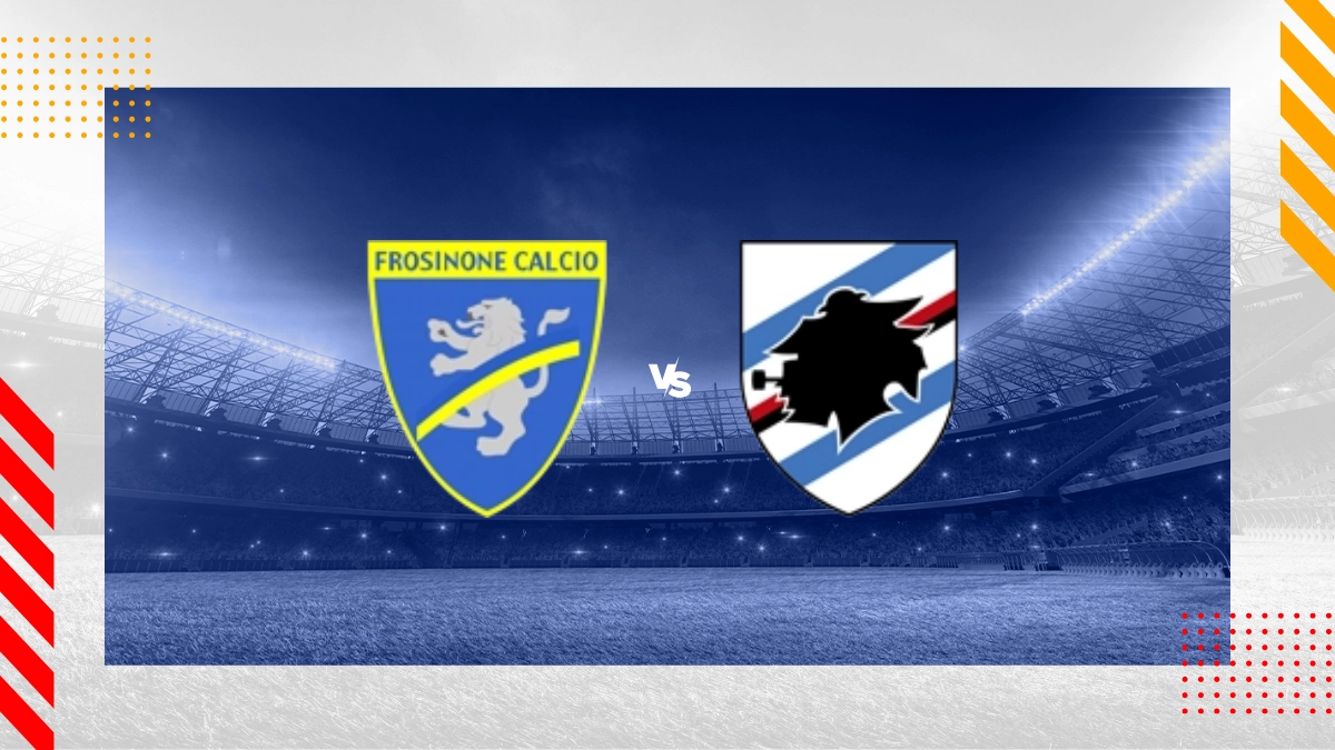 Pronostic Frosinone vs Sampdoria Gênes