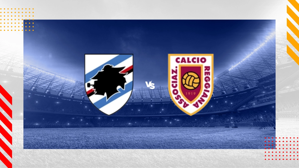 Pronostic Sampdoria Gênes vs AC Reggiana