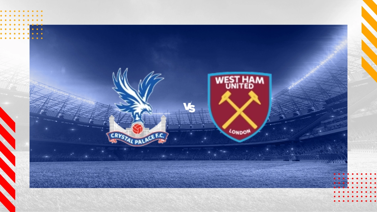 Pronostic Crystal Palace vs West Ham