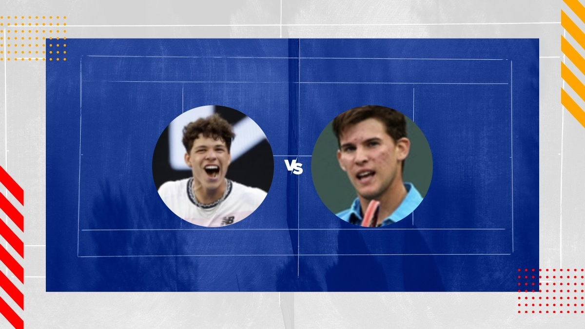 Pronostic Ben Shelton vs Dominic Thiem