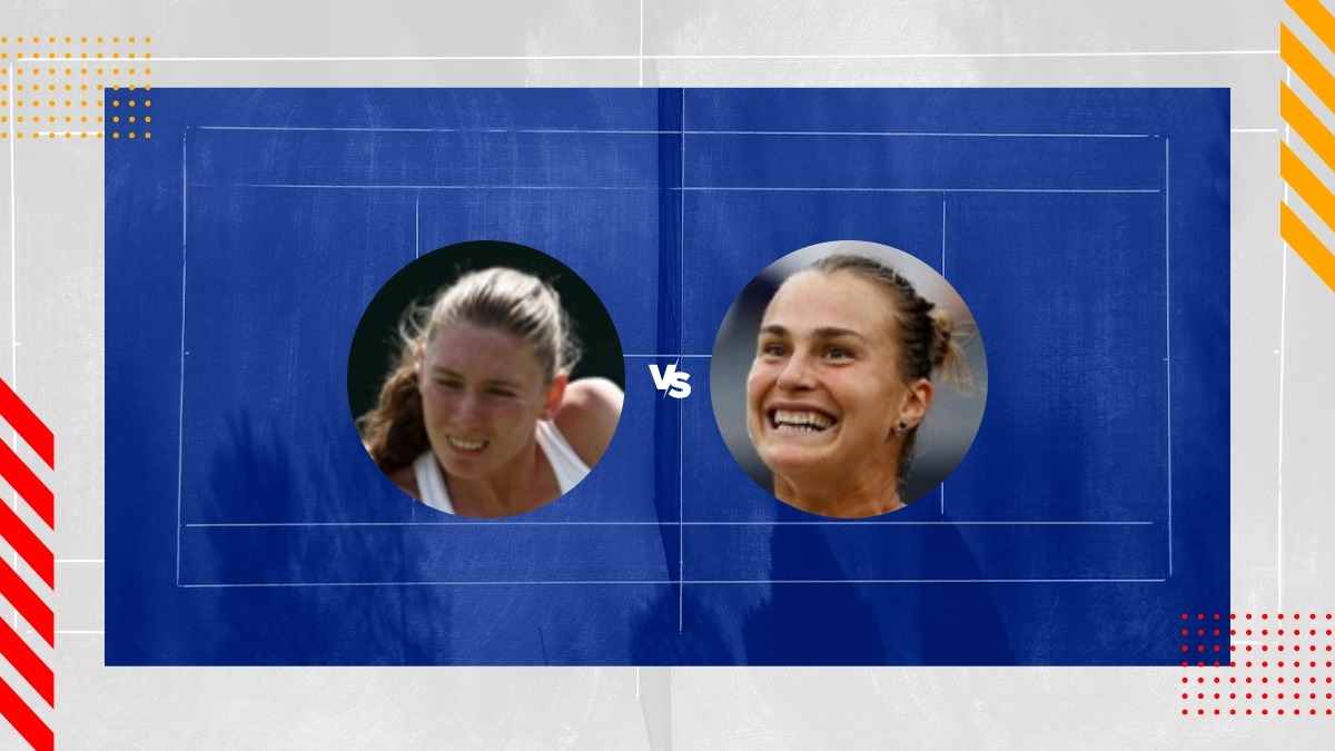 Ekaterina Alexandrova vs Aryna Sabalenka Prediction