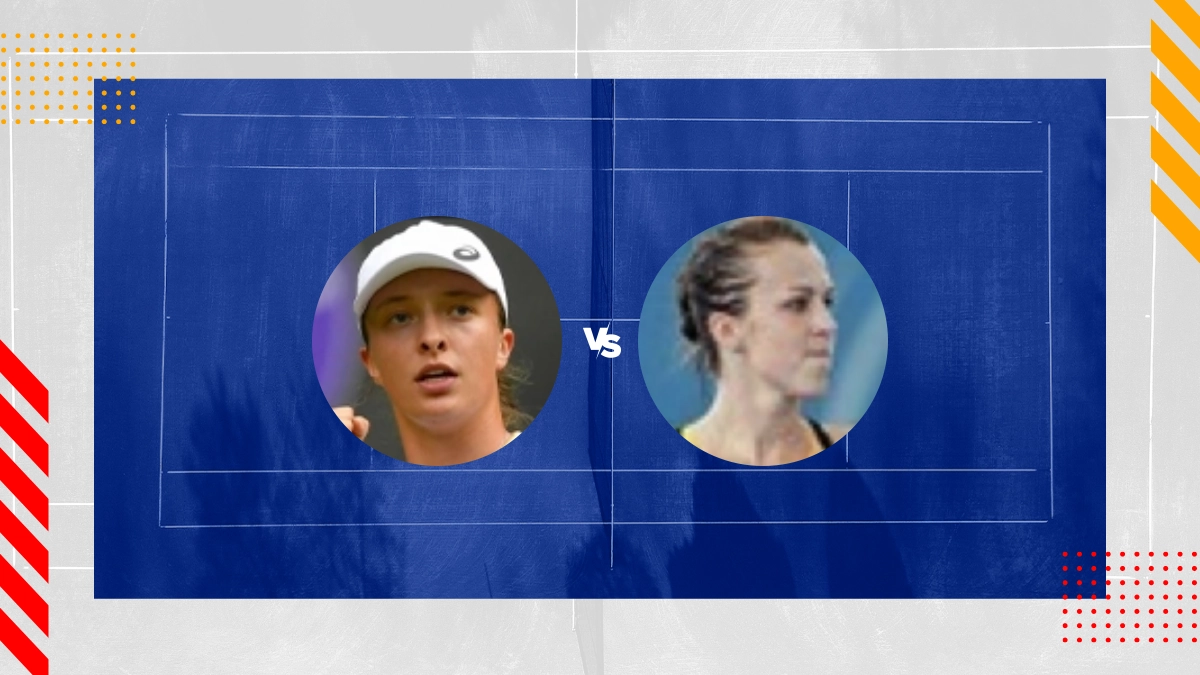 Pronostic Iga Swiatek vs Anastasia Pavlyuchenkova