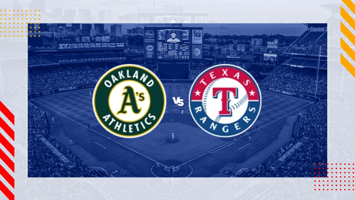 Athletics vs Texas Rangers Picks