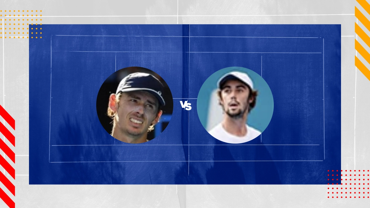 Alex De Minaur vs Jordan Thompson Prediction