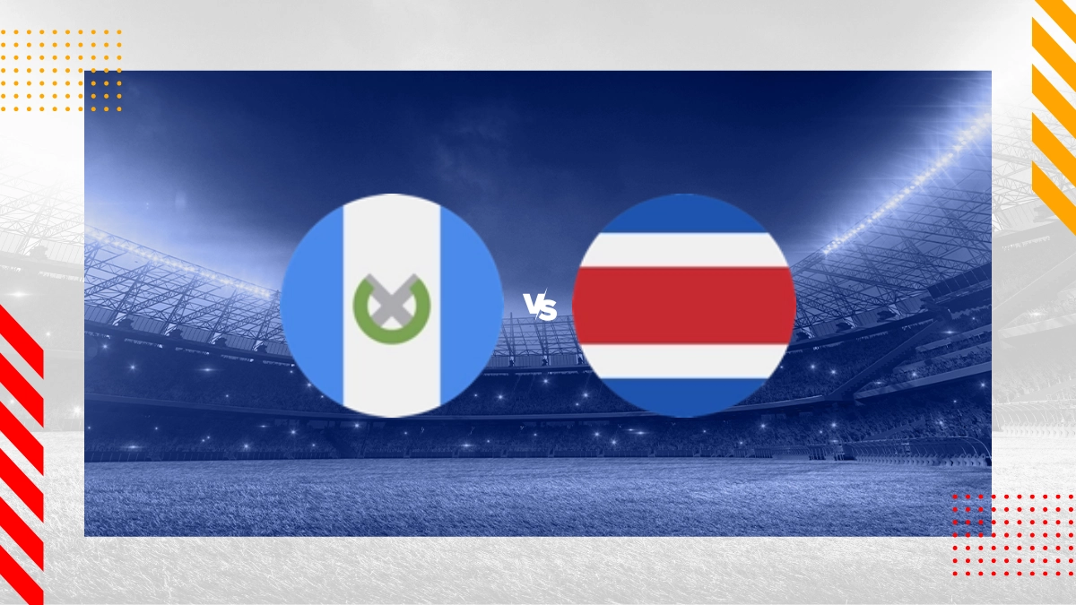 Pronóstico Guatemala vs Costa Rica