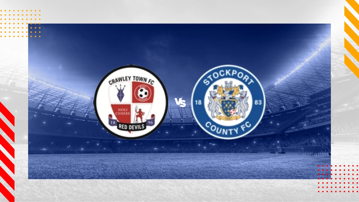 Crawley Town vs Stockport County FC Prediction