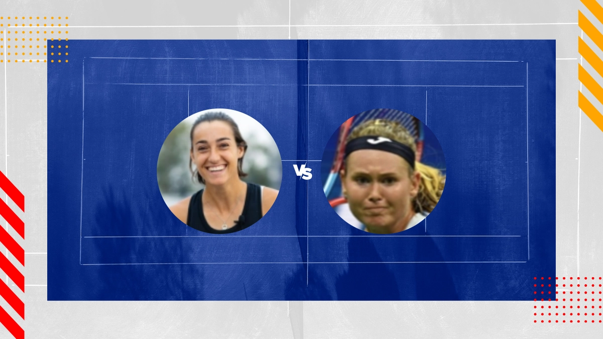 Pronostic Caroline Garcia vs Marie Bouzkova