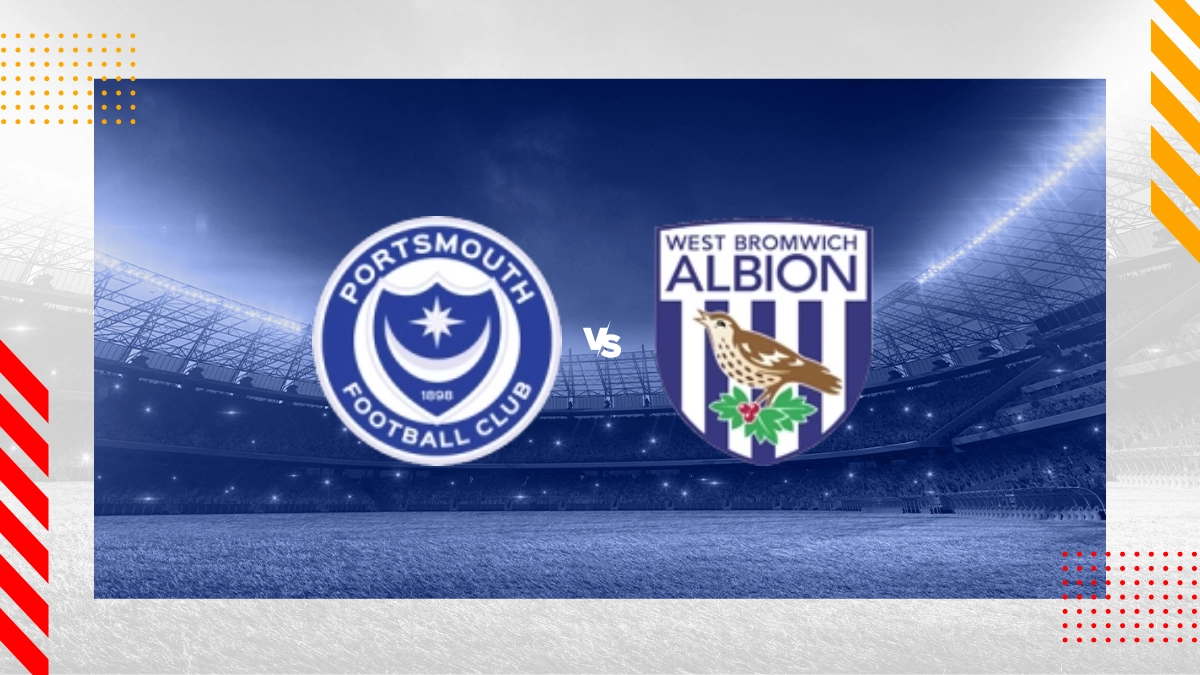 Pronostic Portsmouth FC vs West Bromwich Albion