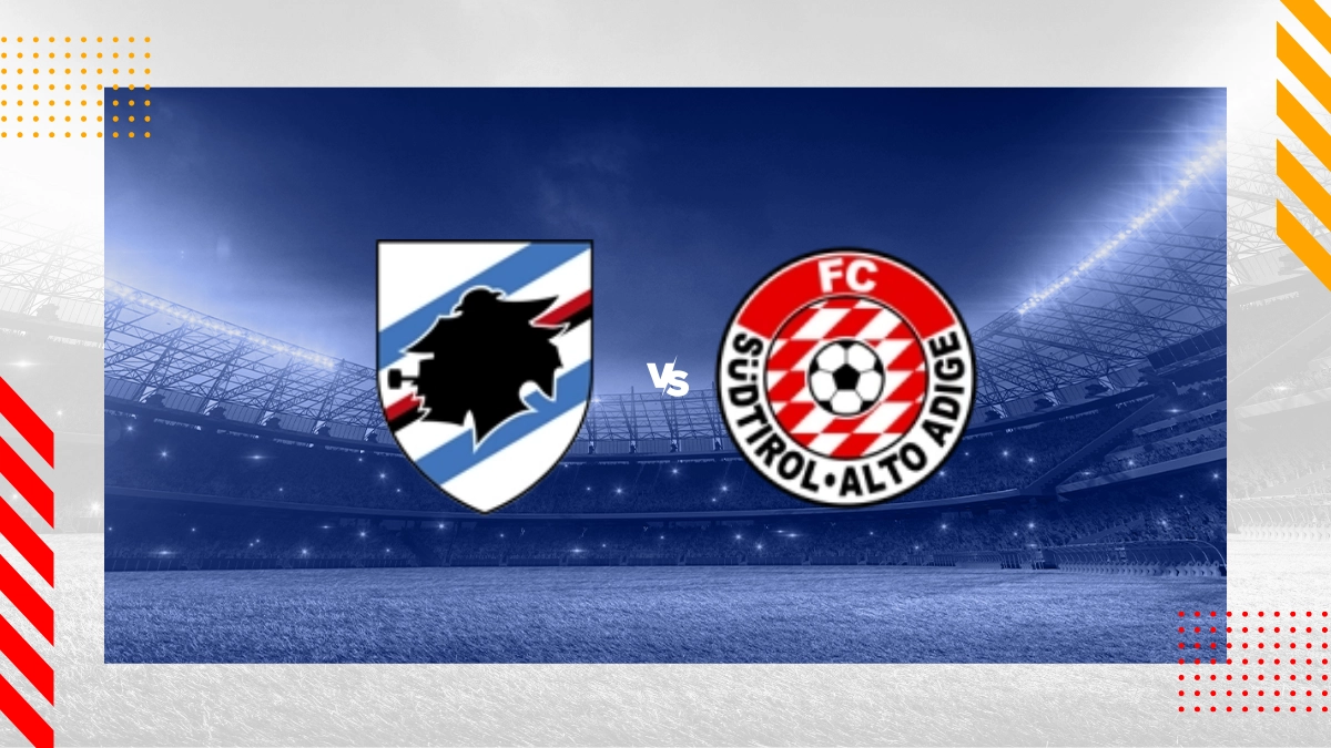 Pronostic Sampdoria Gênes vs FC Südtirol