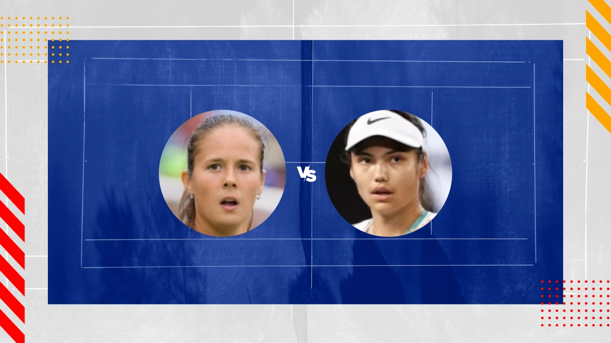 Daria Kasatkina vs Emma Raducanu Prediction