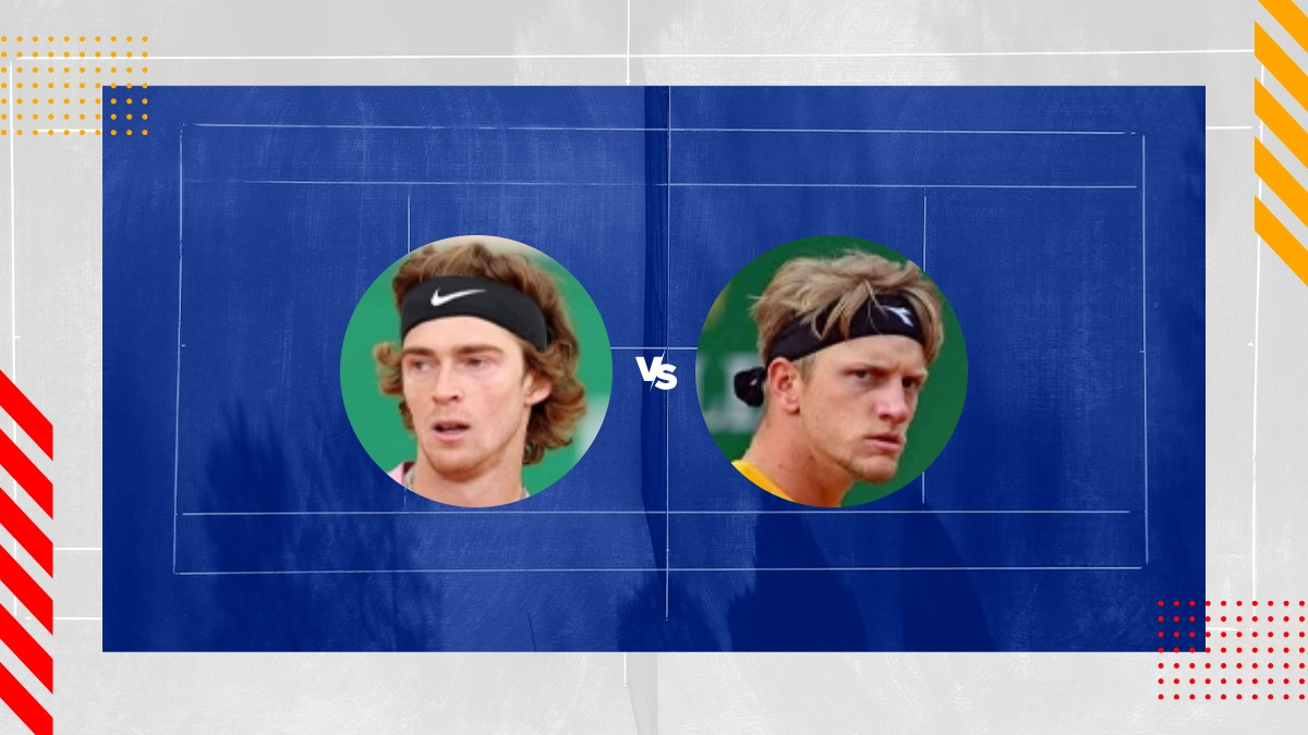 Pronostic Andrey Rublev vs Alejandro Davidovich Fokina