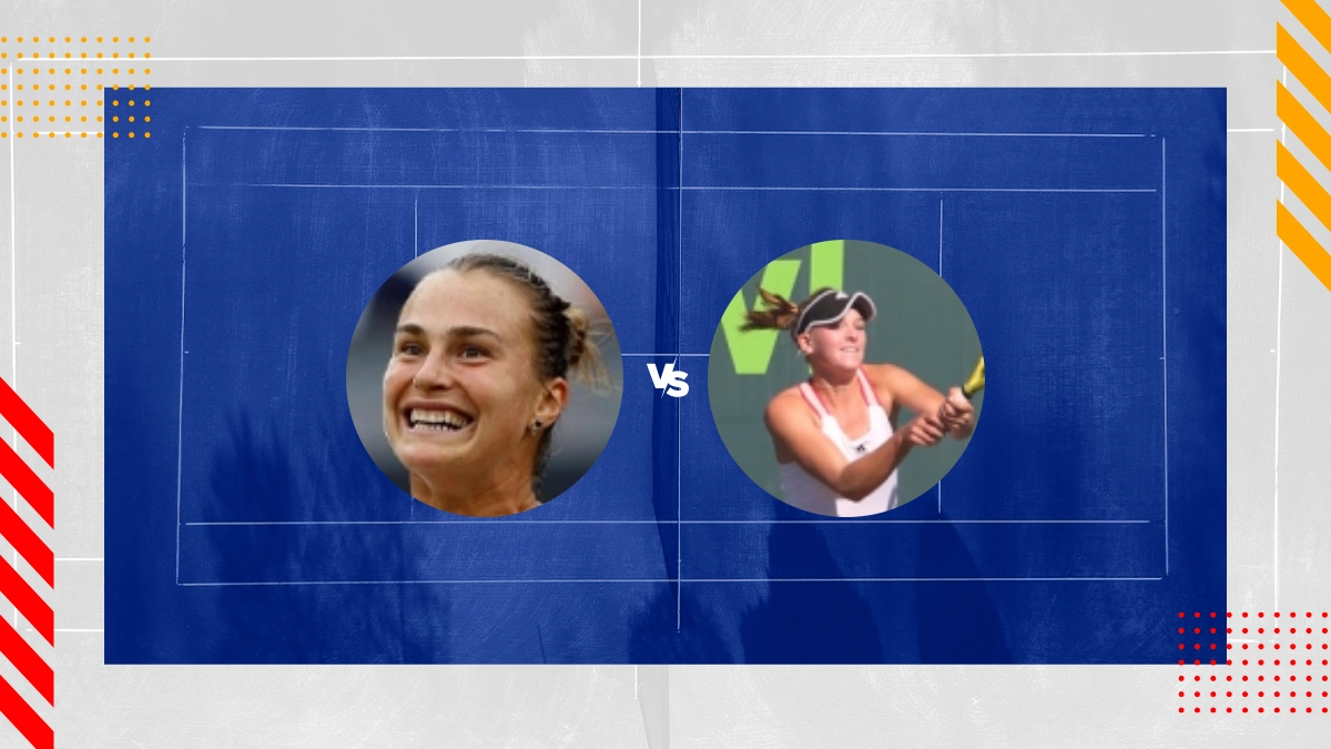 Pronostic Aryna Sabalenka vs Ashlyn Krueger