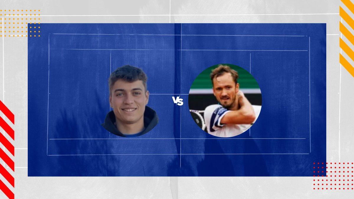 Pronóstico Flavio Cobolli vs Daniil Medvedev