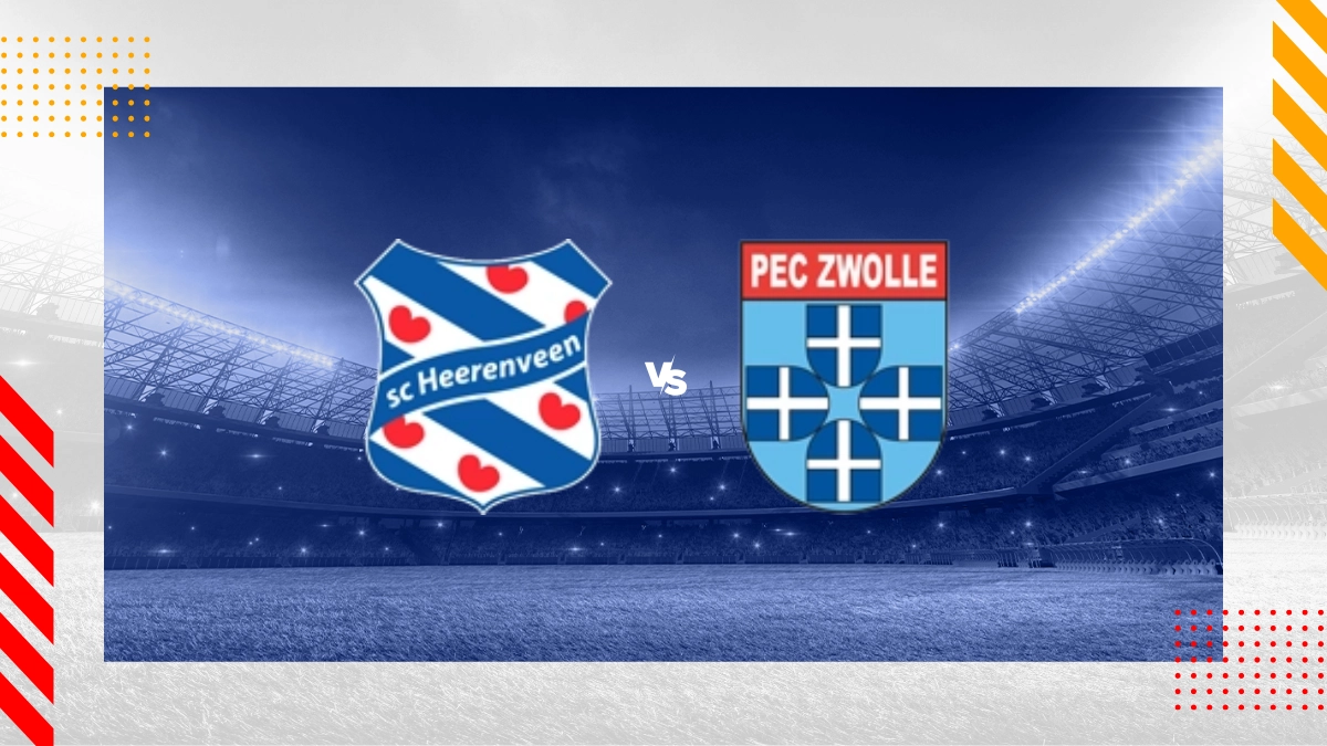 Voorspelling SC Heerenveen vs PEC Zwolle