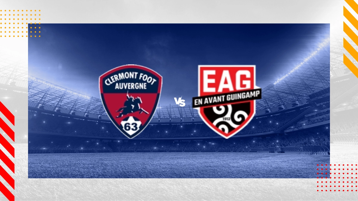 Pronostic Clermont vs EA Guingamp