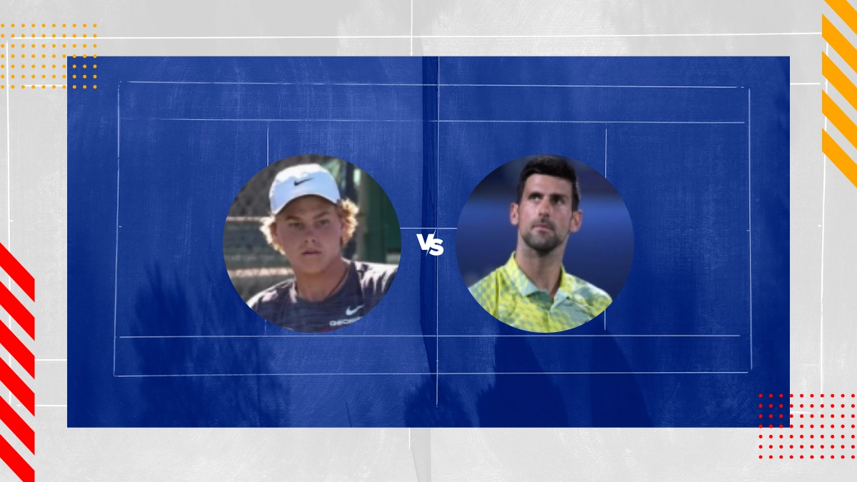 Pronostic Alex Michelsen vs Novak Djokovic