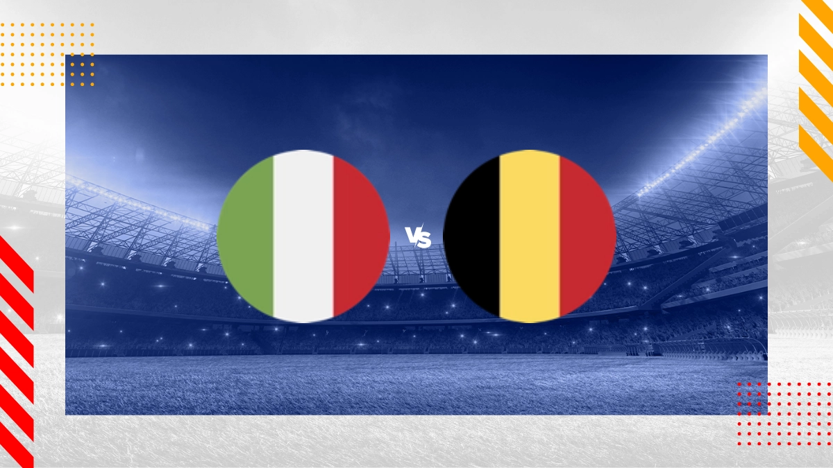 Pronostic Italie vs Belgique