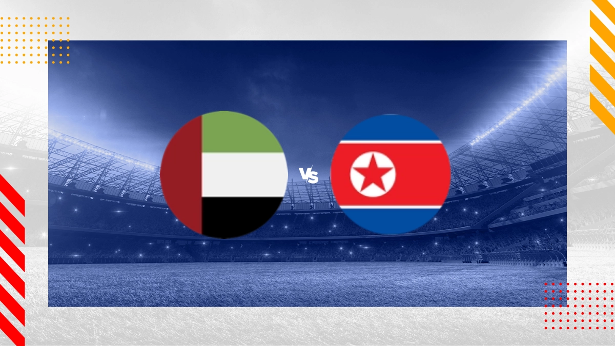 Pronóstico Emiratos Árabes Unidos vs Corea del Norte