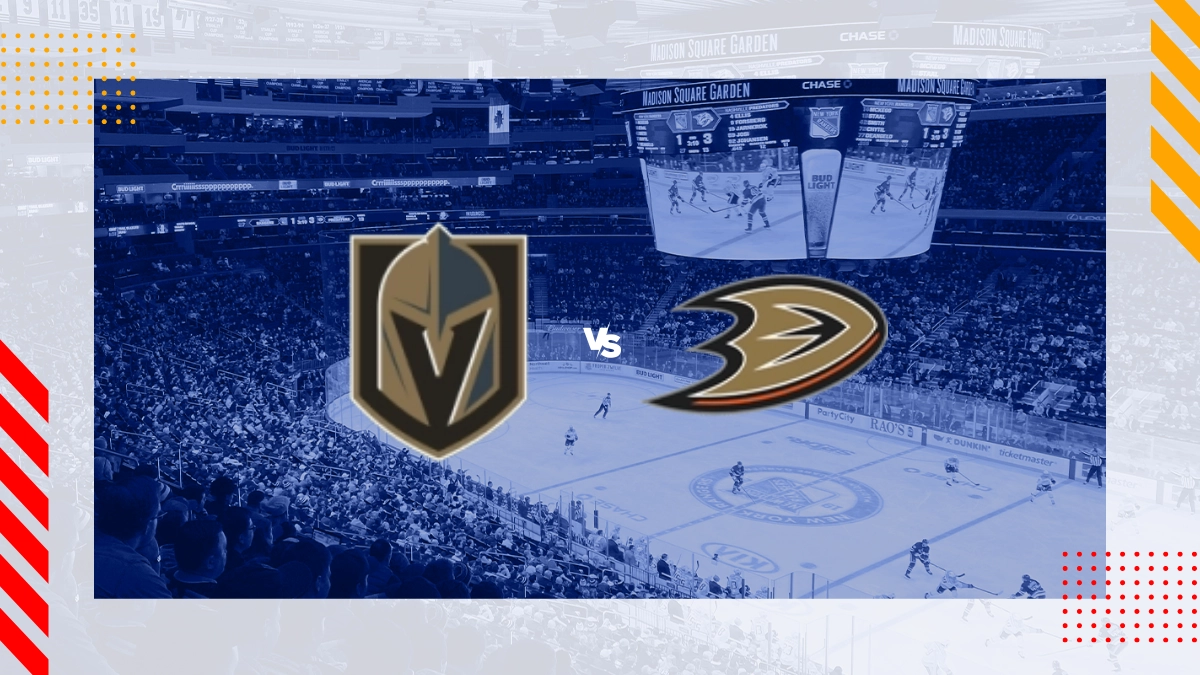 Pronóstico Vegas Golden Knights vs Anaheim Ducks